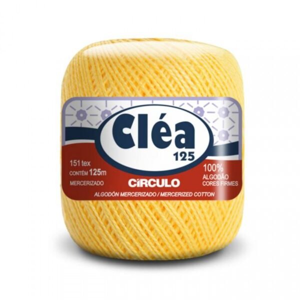 Linha Cléa 125 Solar – Círculo | 125m | Fio Fino com Brilho Suave
