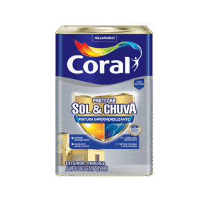 Tinta Acrílica Premium Coral Sol & Chuva – Branco Fosco | 18 Litros