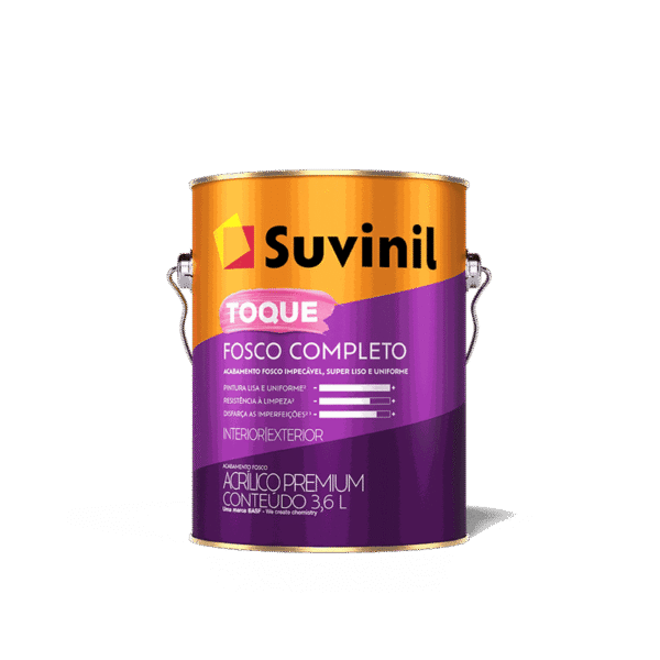 Tinta Acrílica Fosca Suvinil – Cor Fundo do Mar – 3,2 Litros