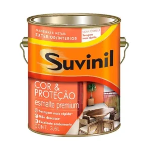 Esmalte Sintético Suvinil Cor e Proteção Acetinado – Branco | 3,6 Litros