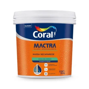Massa Acrílica Coral Mactra Seca Parede – 18kg