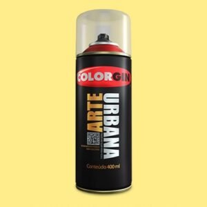 Tinta Spray Arte Urbana – Amarelo Baunilha 913 | 400ml