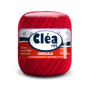 Linha Cléa 125 – Círculo | 125m | Cor 3402 (Vermelho)