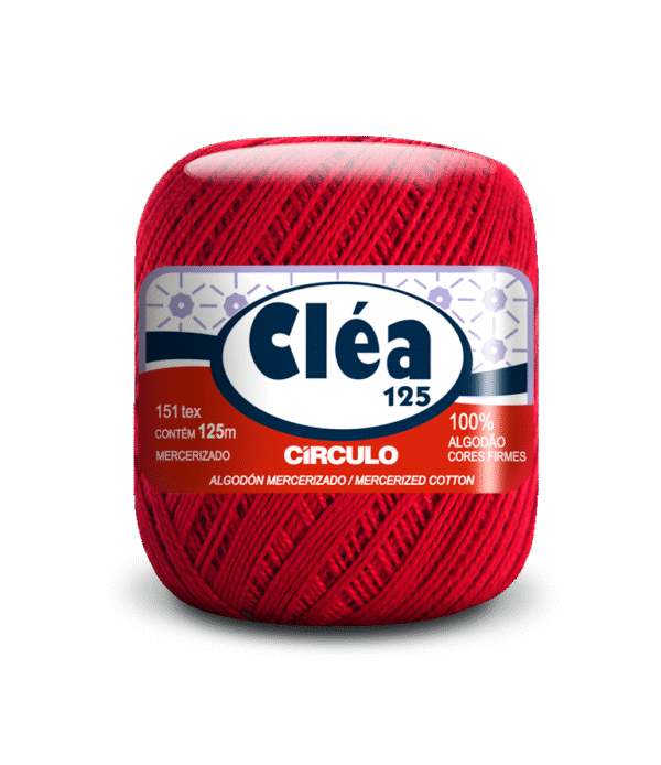 Linha Cléa 125 – Círculo | 125m | Cor 3402 (Vermelho)