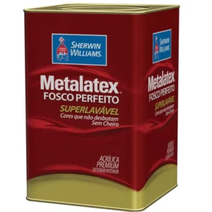 Tinta Acrílica Sherwin-Williams Metalatex Fosco – Cor Bianco Sereno | 18 Litros