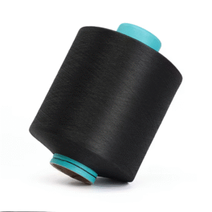 Fio de Lycra 7075 PRETA (Elastano 70D com Cobertura Dupla de Pes 75/36F Preto)