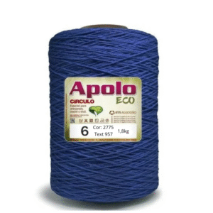 Barbante Apolo Eco Círculo – Tex 957 | Nº 6 – 1,8kg – Cor 2775 (Azul Bic)