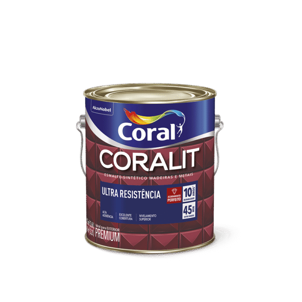 Tinta Esmalte Coralit Secagem Rápida Brilhante Azul Del Rey 3,6L – Coral