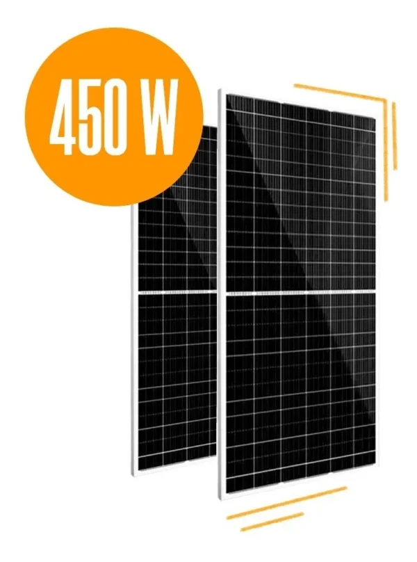 Painel Solar Fotovoltaico DAH Solar 450W Bifacial – Alta Eficiência