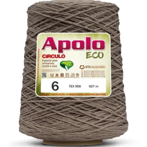Barbante Apolo Eco Círculo – Tex 957 | N° 6 – 627M – Cor 7496 (Telha)