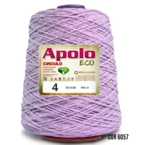 Barbante Apolo Eco Círculo – Tex 957 | N° 4 – 940M – Cor 6057 (Turquesa)