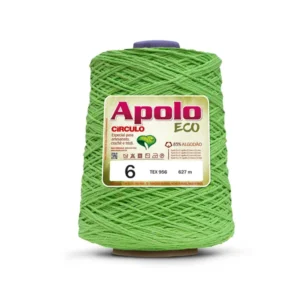 Barbante Apolo Eco Círculo – Tex 957 | N° 6 – 627M – Cor 5086 (Limão)