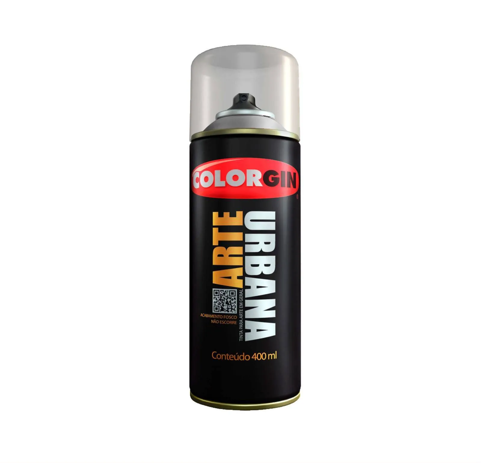 Tinta Spray Colorgin Arte Urbana 934 Cinza Claro fosco | 400ml