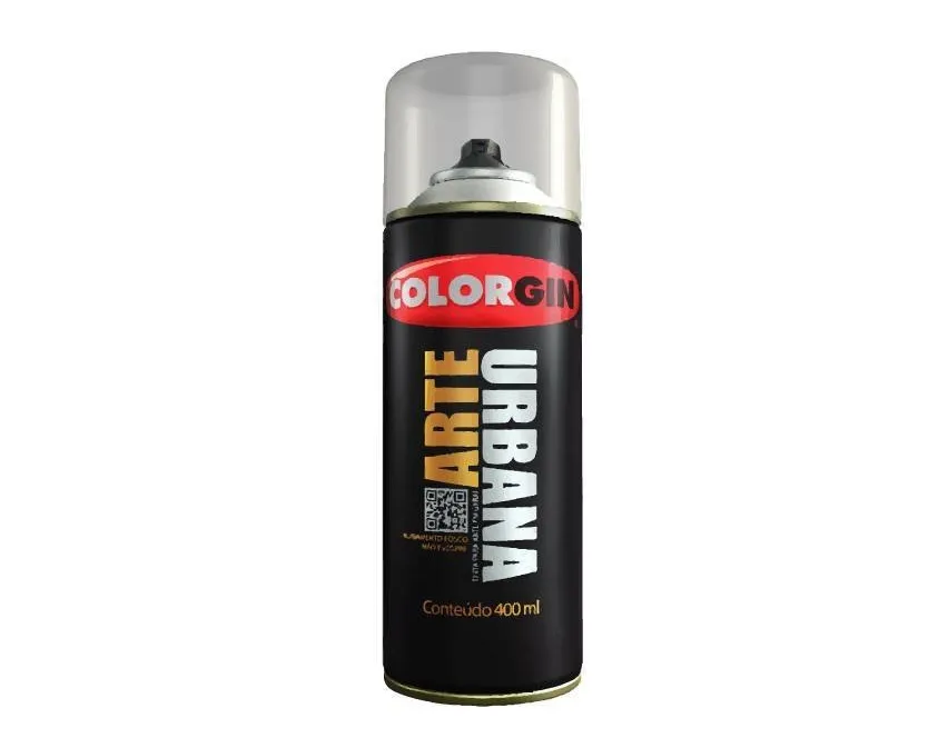 Tinta Spray Colorgin Arte Urbana 985 – Cinza Chumbo Fosco | 400ml
