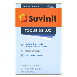 Tinta Acrílica Suvinil SelfColor Toque de Luz – Brilhante | Base A2 – 16 Litros