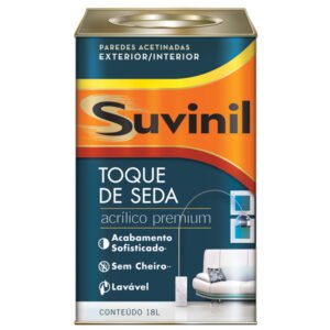 Tinta Acrílica Suvinil Toque de Seda – Acabamento Acetinado | 18 Litros