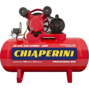 Compressor de Ar Chiaperini 10/110 RED 2HP 110L 110/220V