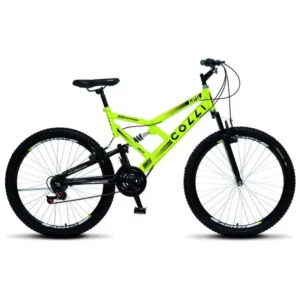 Bicicleta Colli GPS Aro 26 com 21 Marchas e Dupla Suspensão