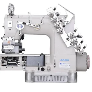 Máquina 4 Agulhas 8 fios Base Cilíndrica ponto Corrente Duplo Jack JK-8009VCDI-04085P - 220V