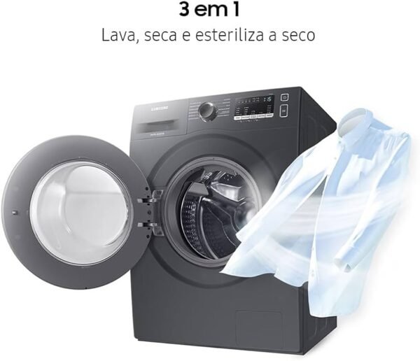Lava e Seca Samsung WD11M com Digital Inverter WD11M4473PX Inox Look 11/7kg - Image 2