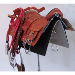 Arreio de Serviço Havana em Couro Completo + Manta + Freio Inox – Para Cavalgada e Trabalho Rural
