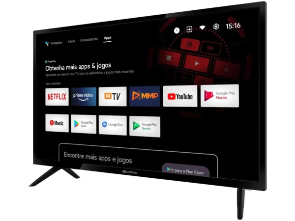 TV Vizzion Smart 32” – Imagem HD, Entradas HDMI/USB, Wi-Fi - Image 5