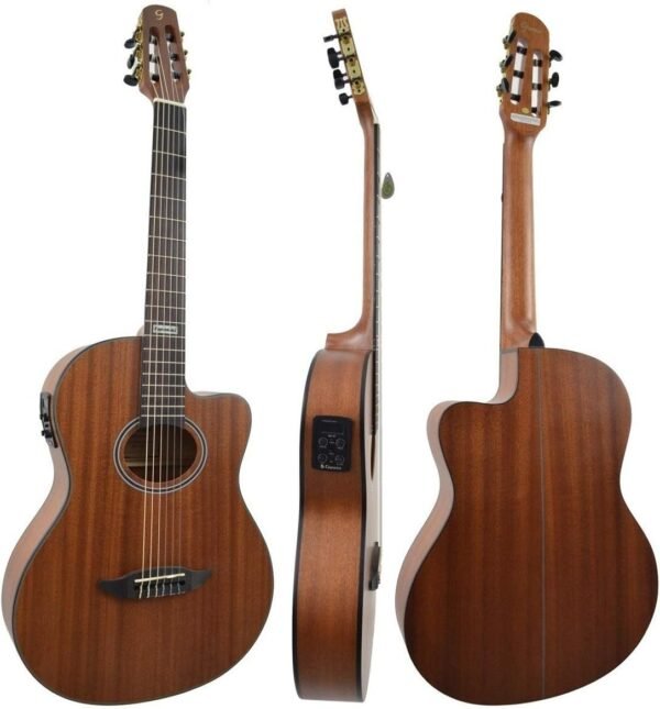 Violão Clássico Eletroacústico Giannini GNF-3 CEQ Nylon - Image 3