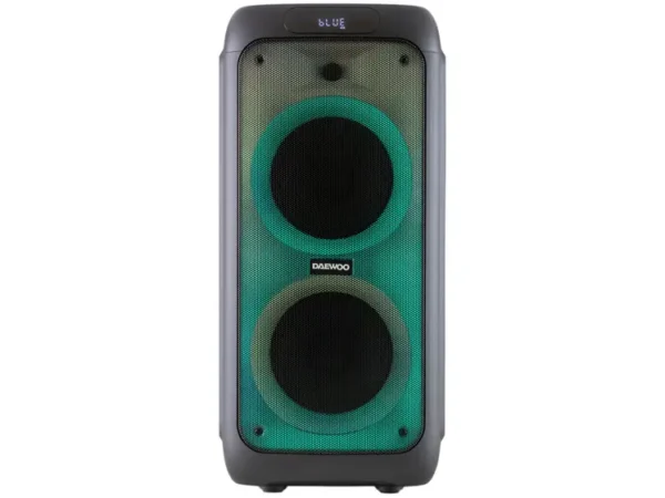 Caixa de Som Daewoo Partybox 2000 DW2000 Bluetooth Amplificada Portátil 1200W USB