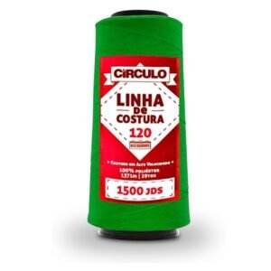 Linha de Costura 120 – 100% Poliéster – Tex 29 – 1371m – Cor Floresta 213