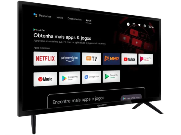 TV Vizzion Smart 32” – Imagem HD, Entradas HDMI/USB, Wi-Fi - Image 4