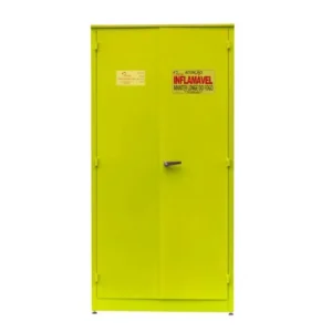 Armário Corta Fogo Amarelo 2,00 x 1,00 x 0,45 m com 03 prateleiras