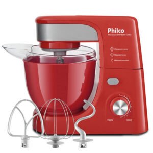 Batedeira Planetária, Mondial, Vermelho, 700W