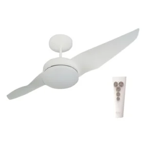 Ventilador de Teto Nano Cristal Duo 2 Pás com Controle de Parede