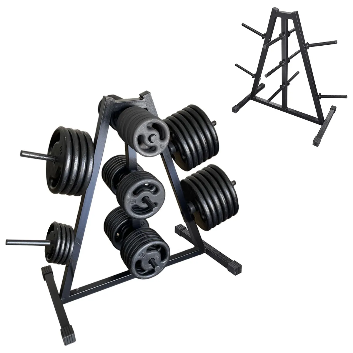 SupoExpositor para Anilhas Convencionais – Capacidade 500kg – Estrutura Reforçada e Pintura Eletrostática