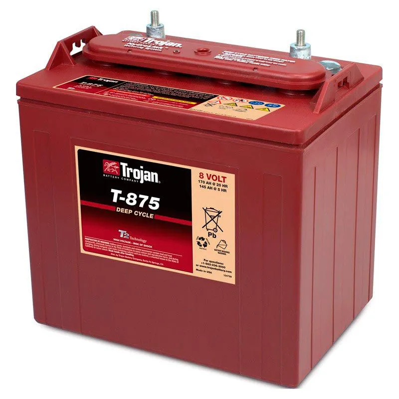 Bateria Tracionária Trojan Motive T-875 – 170Ah 8V