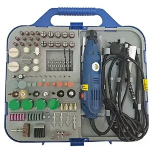 Mini retífica lixadeira profissional – Kit 161 peças