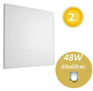 Plafon Led 48W 6500K - Luz branca fria