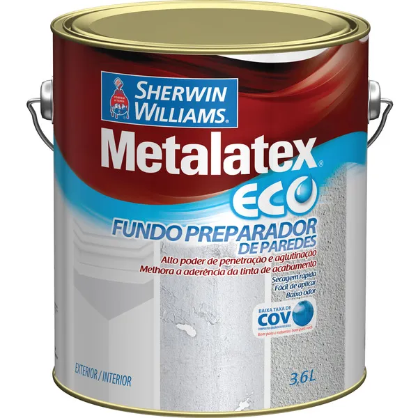 Fundo Preparador Metalatex Eco 3,6L – Sherwin Williams