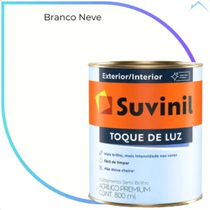 Suvinil Semi-Brilho 800ml – Paredes com Resistência e Brilho