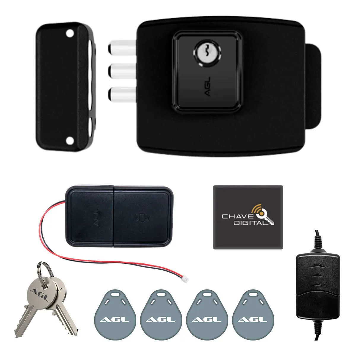 Fechadura Eletrônica AGL Smart Card 12V