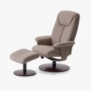 Poltrona Córdoba Giratório Com Puff - Conforto E Estilo Tempus