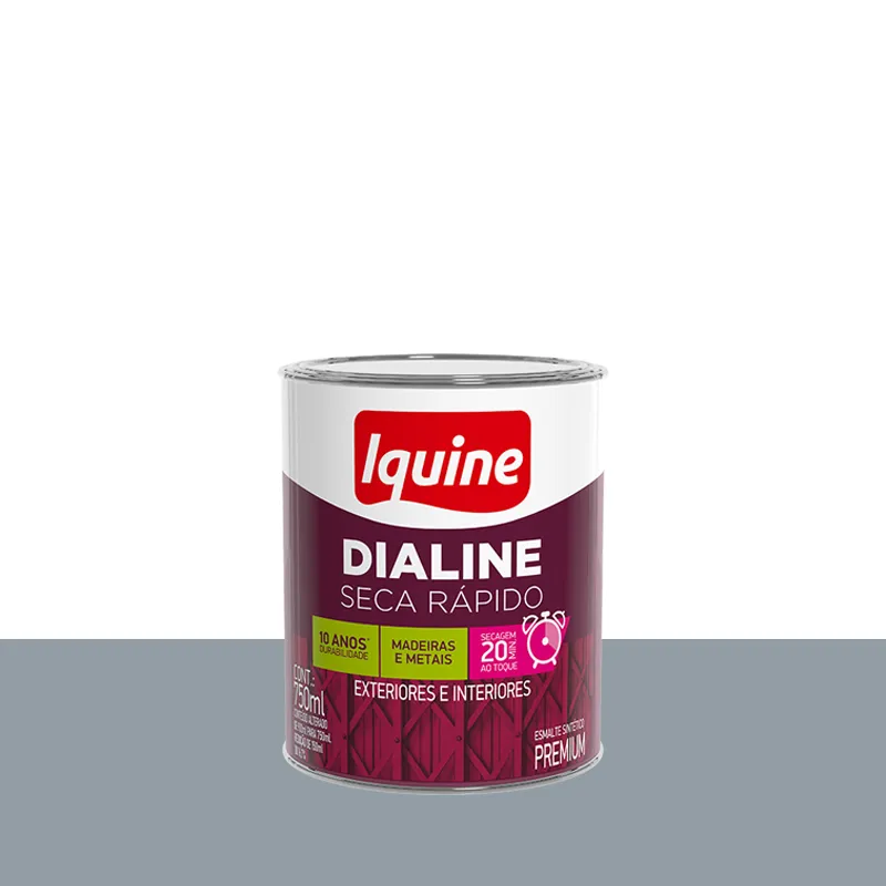 Tinta Esmalte Sintético Dialine 225ml – Branco Neve Iquine